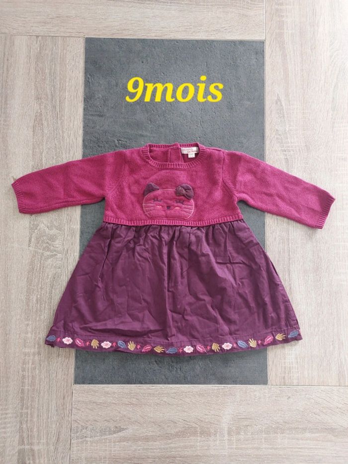 Jolie robe manches longues hiver đź‘§ Du Pareil au mĂŞme 9mois