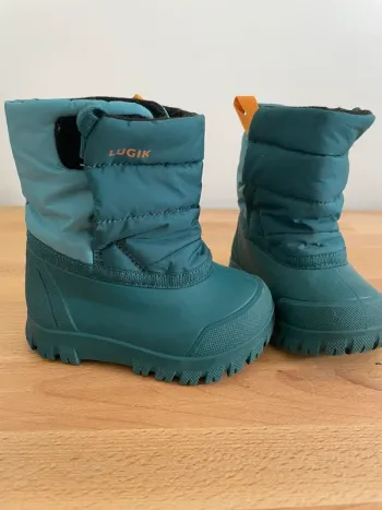Bottes de neige Lugik vert émeraude 20-21