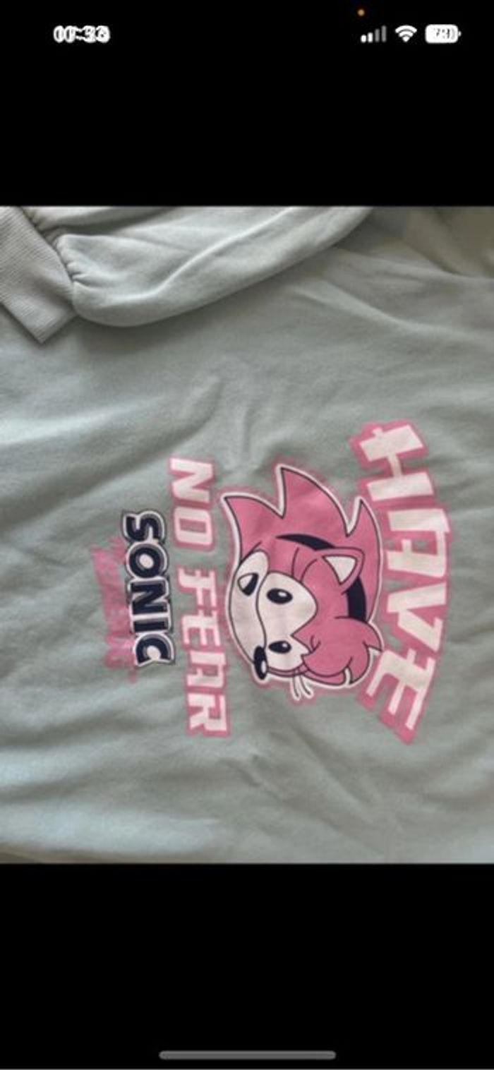 Sweat sonic taille 11/12 ans - photo numéro 5