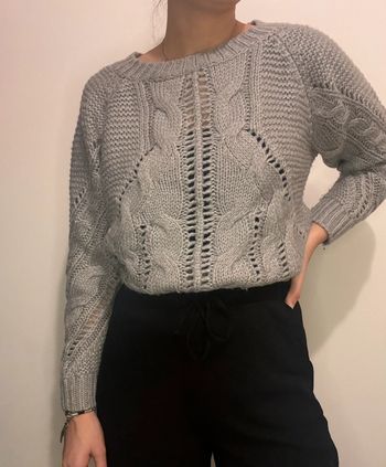 Pull d’hiver gris