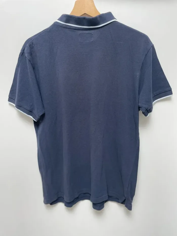 Rugby Polo Vintage Demi de mêlée Mens Large - photo numéro 6