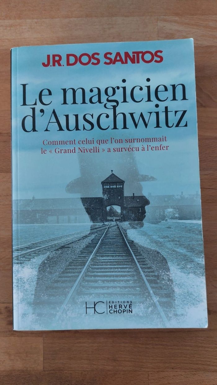 Roman Grand Format Le magicien d'Auschwitz - J.R Dos Santos - Excellent état
