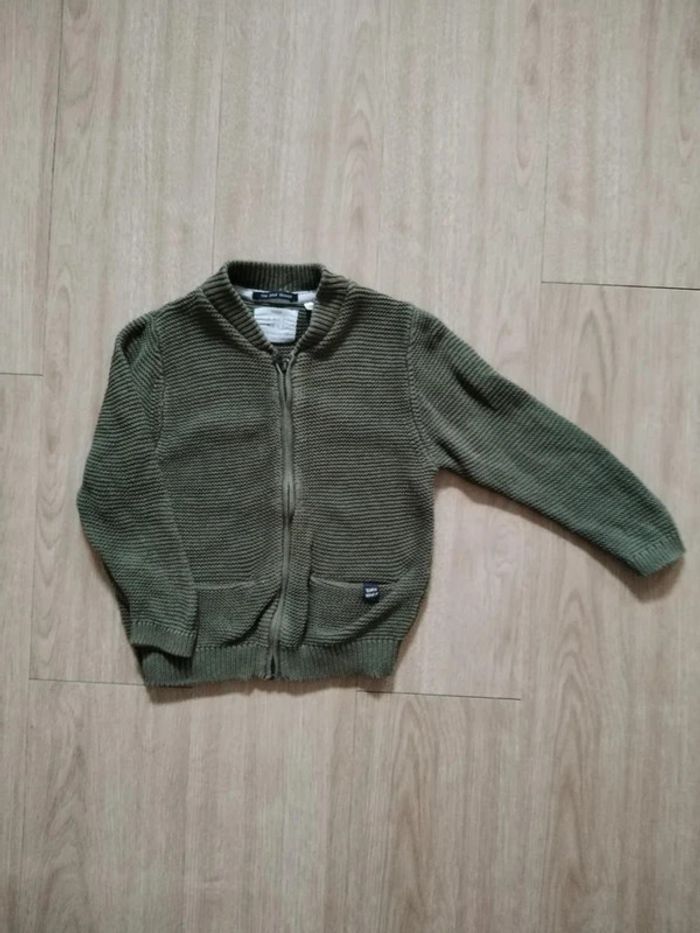 Gilet zippé 2 ans