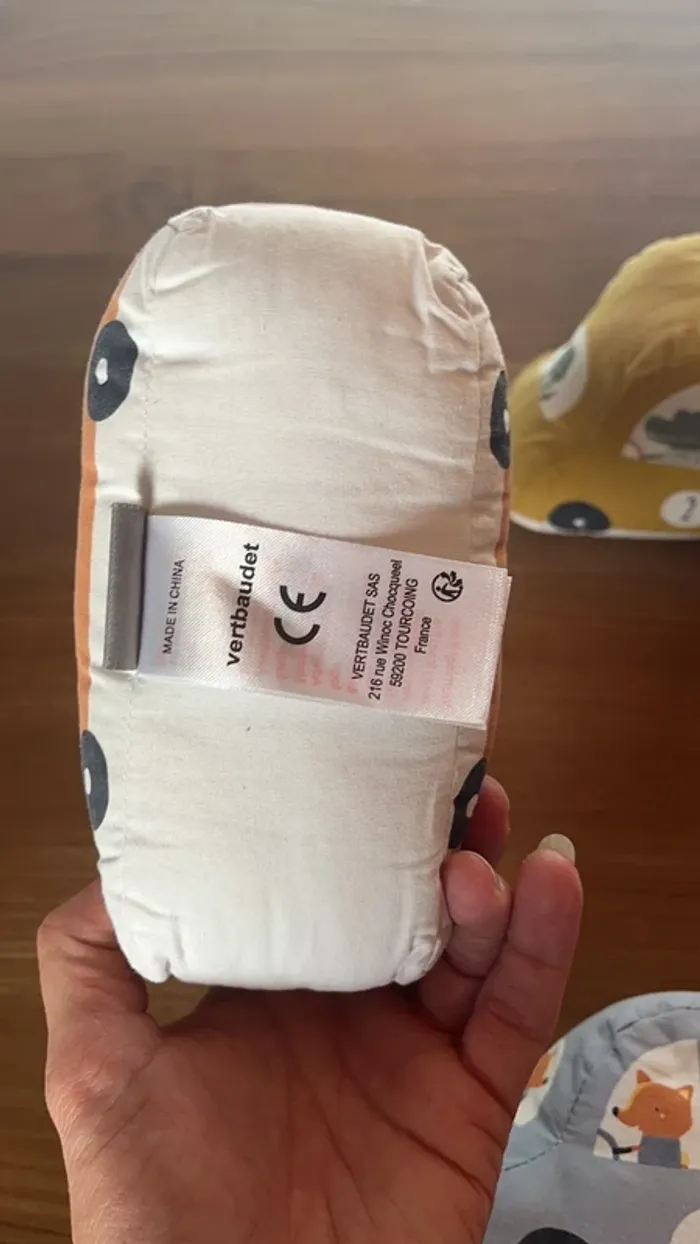 Lot 3 petites voitures en tissu pour deco chambre bebe vertbaudet - photo numéro 7