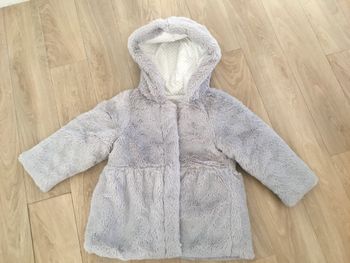 Manteau fausse fourrure Absorba 18 mois