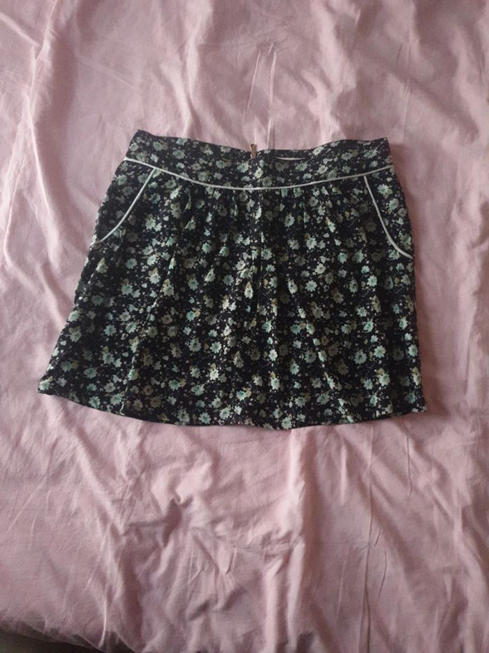 Mini jupe fluide L