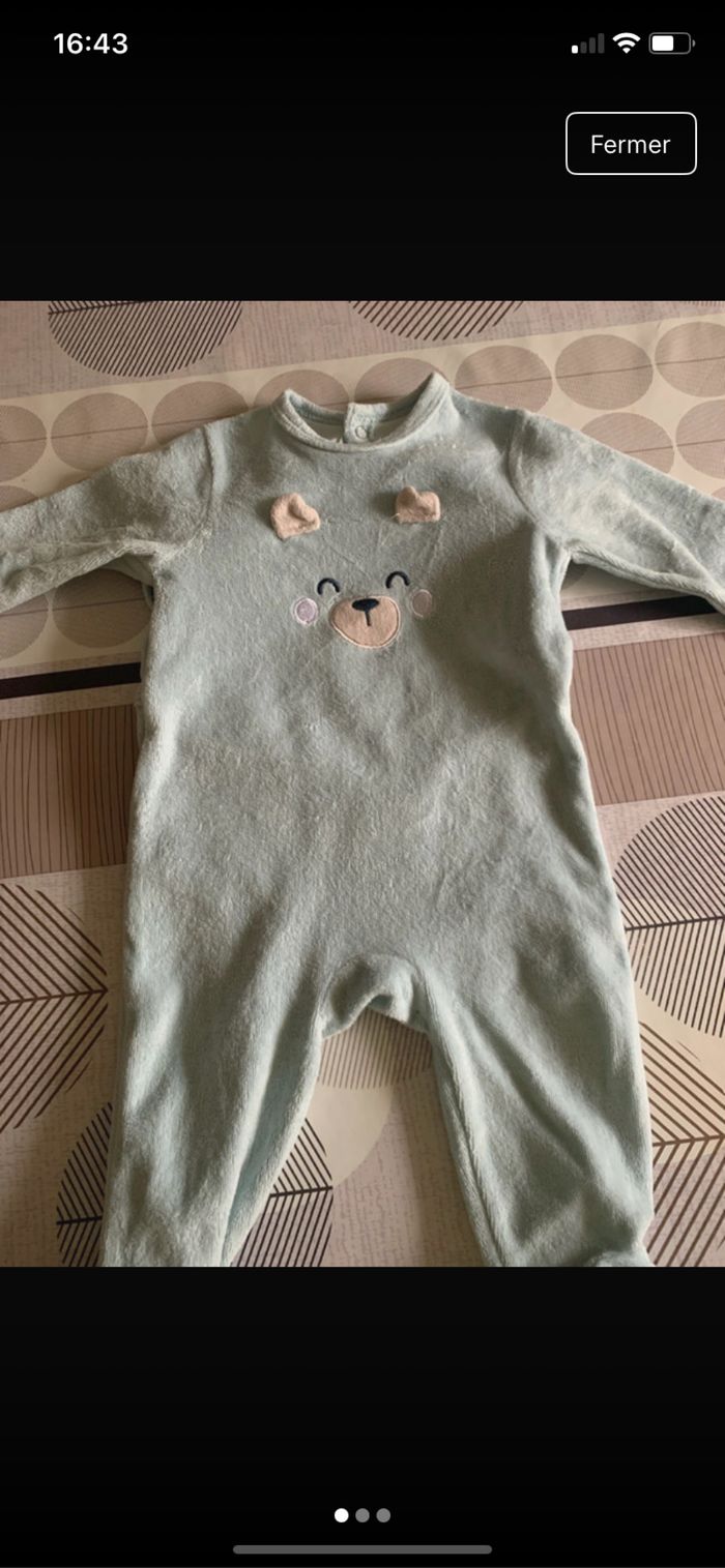 Lot de 9 pyjamas 3 mois - photo numéro 9