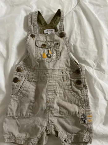 Salopette short bébé garçon