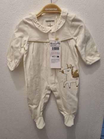 Pyjama licorne doré