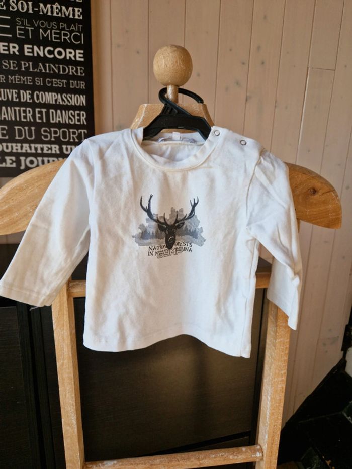 T-shirt longues manches gymp 62cm