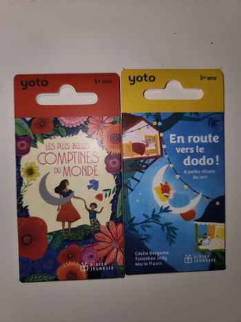 2 cartes yoto