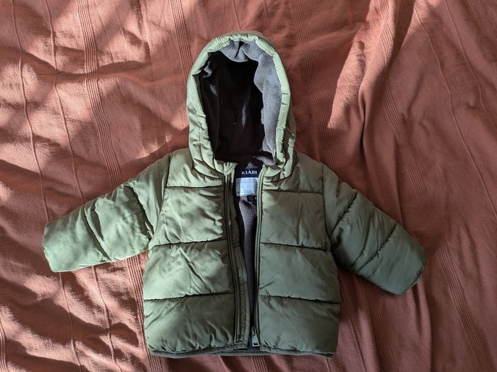 Veste hiver 12 mois kaki kiabi - photo numéro 3