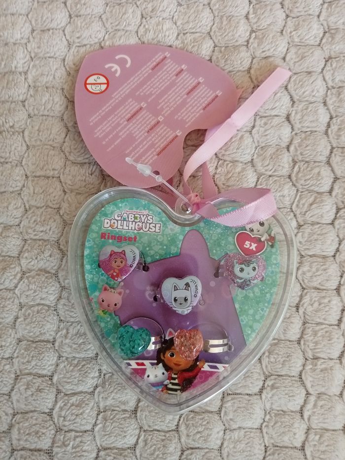 Ensemble bagues gabby chat