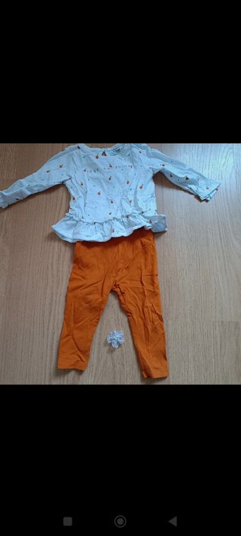 Haut manches longues avec legging Poires 