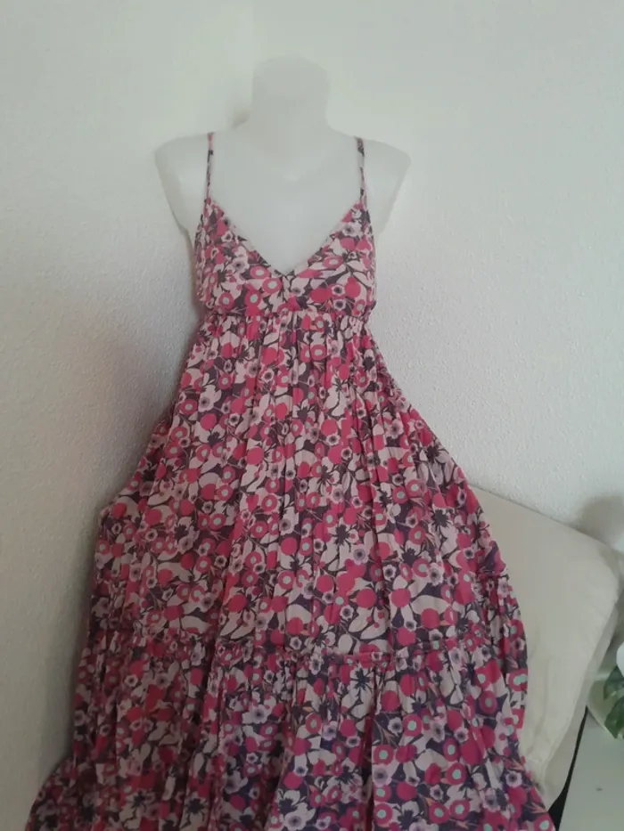 Robe d'été longue 💫 bretelles réglable💫Avant première💫taille 38-40 - photo numéro 3