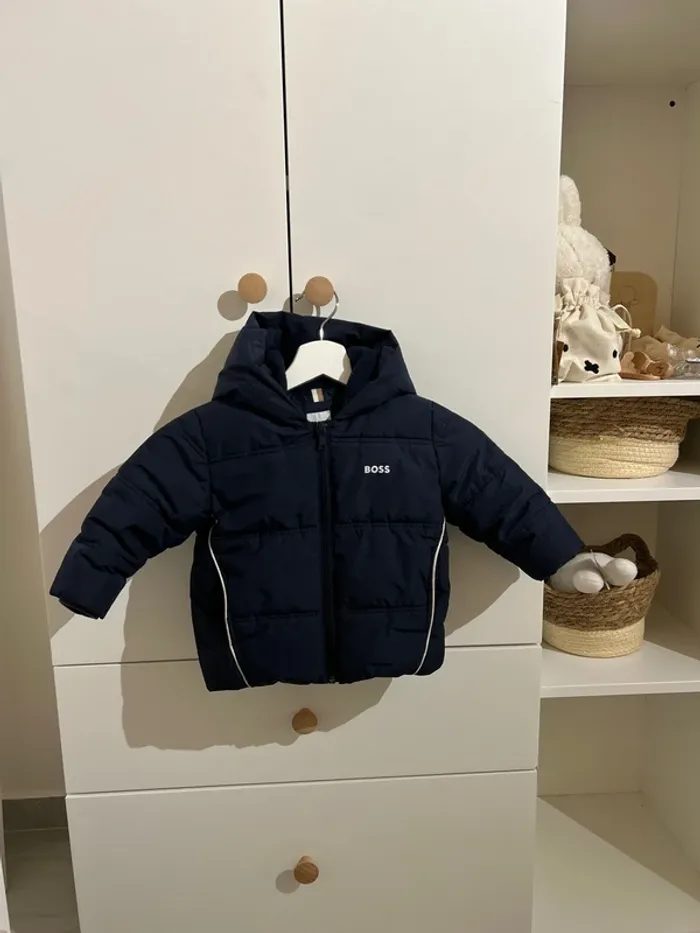 Manteau doudoune BOSS 18mois garçon - photo numéro 2