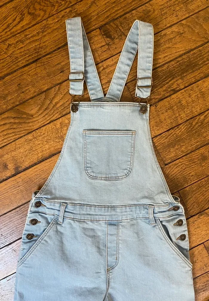 Salopette jeans Monoprix Taille 12 ans - photo numéro 2