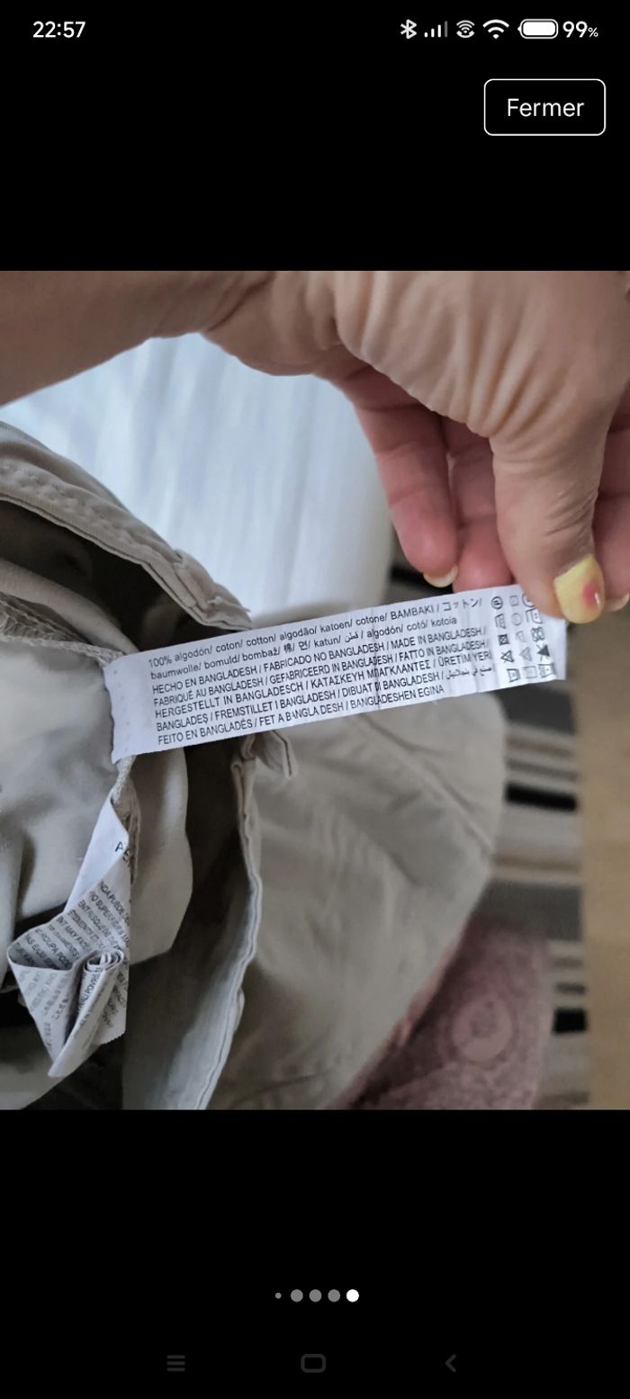 Pantalon avec poches Zara - photo numéro 9