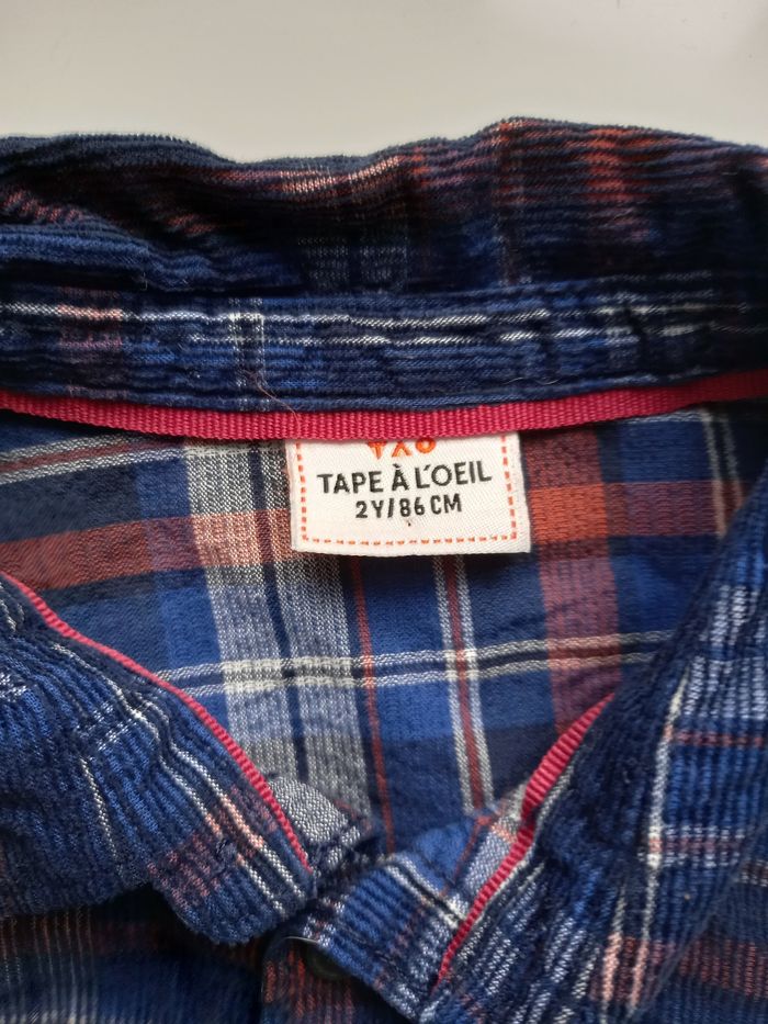 Chemise tape à l'œil  2 ans - photo numéro 3