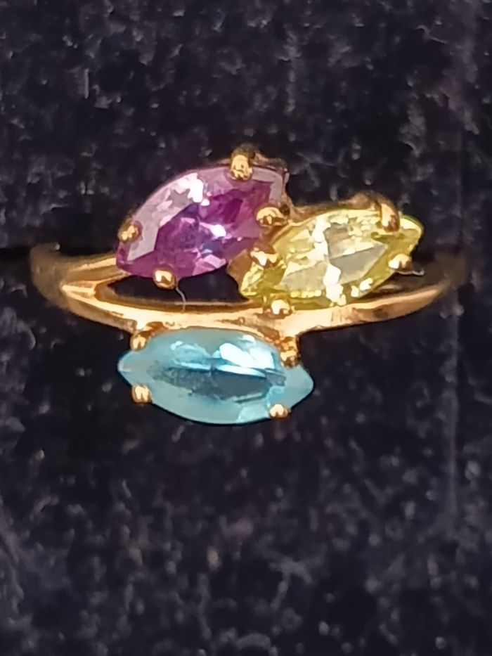 Bague plaqué or. - photo numéro 2