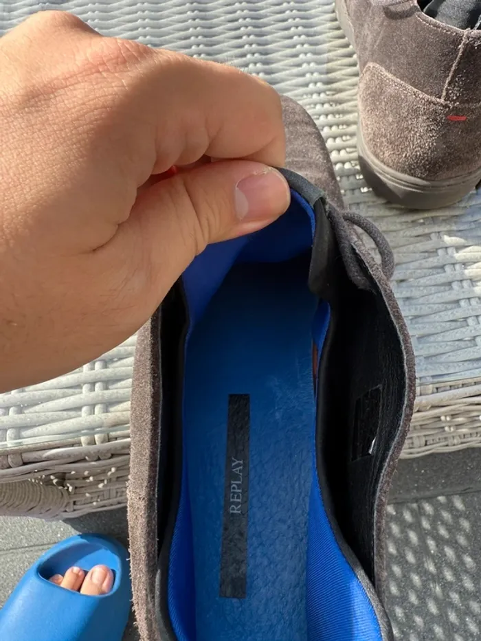 Chaussure haute en daim Replay - photo numéro 4