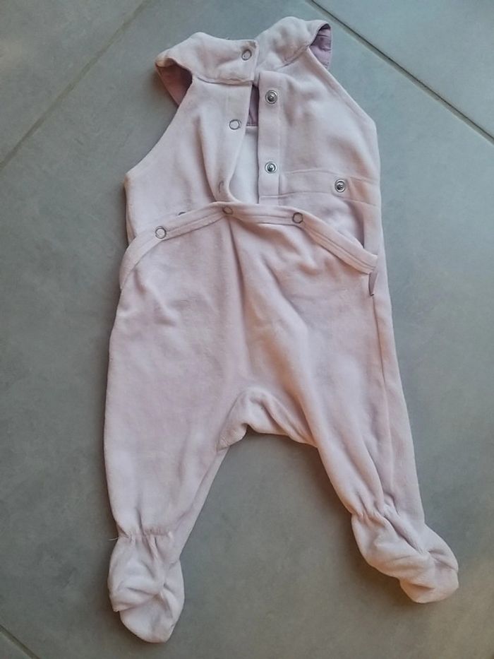 Pyjama en velours 3 mois 60cm - photo numéro 2