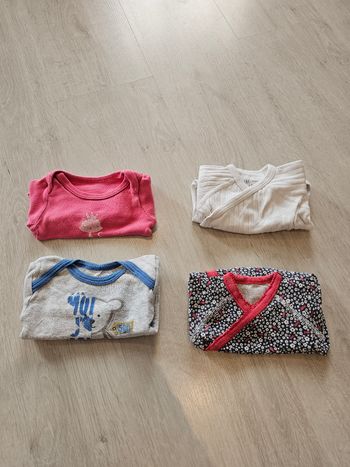 Lot de bodys manches longues 