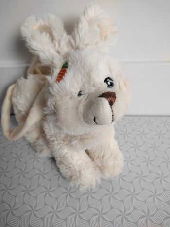 Sac lapin peluche