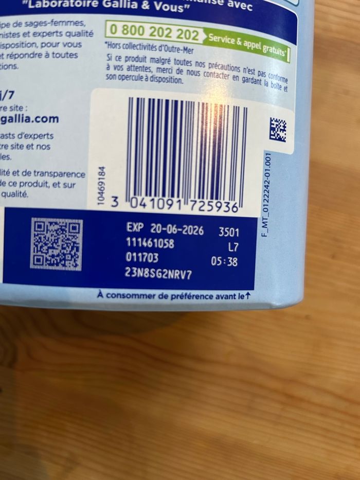 Lot de 3 boîtes Gallia Calisma 2e âge - photo numéro 4