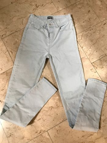 Jean bleuté  fille 10 Ans