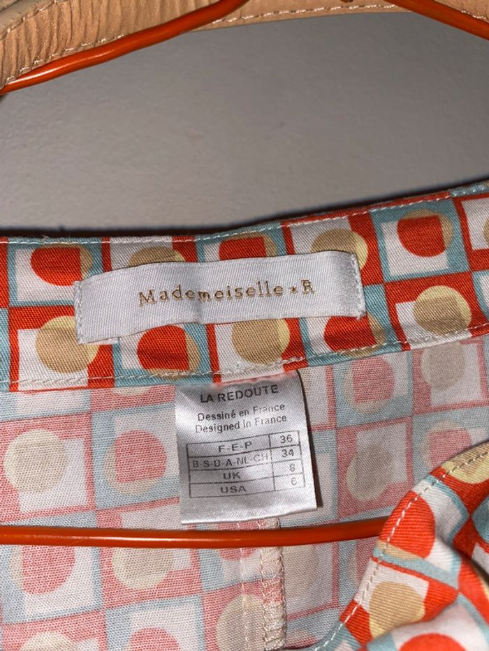 303 - robe a motifs vintage et ceinture « coquillage » mademoiselle R - photo numéro 5