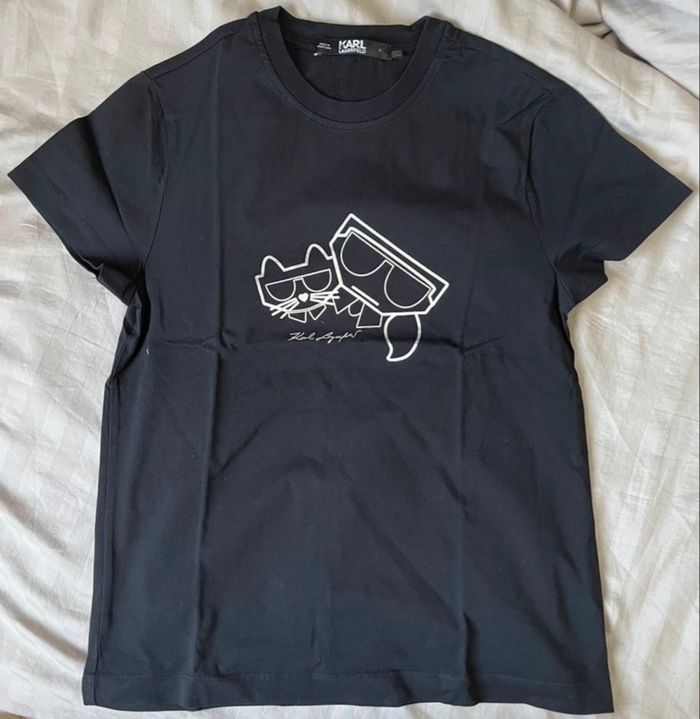 T shirt noir karl lagerfeld