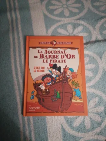 Livre neuf Le journal de Barbe d'or le pirate Hachette jeunesse
