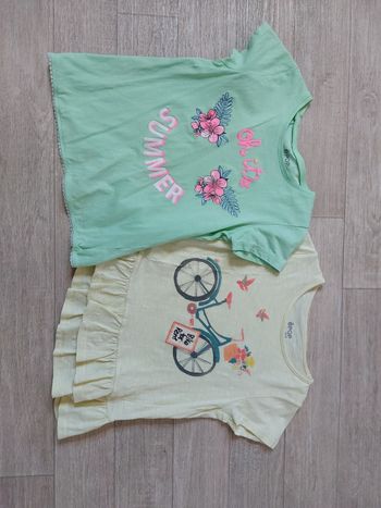 Lot 2 t-shirts légers été 6A