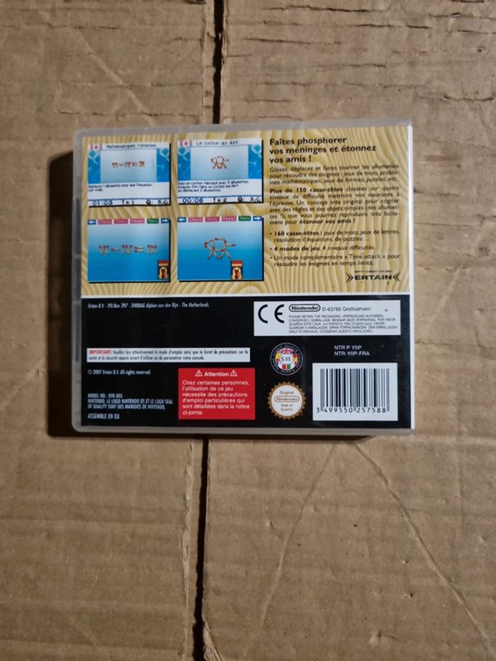 Matchstick Puzzle by DS pour Nintendo DS - photo numéro 2