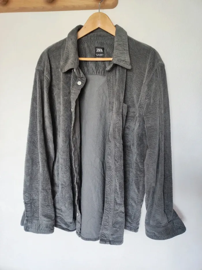 Sur chemise velours L