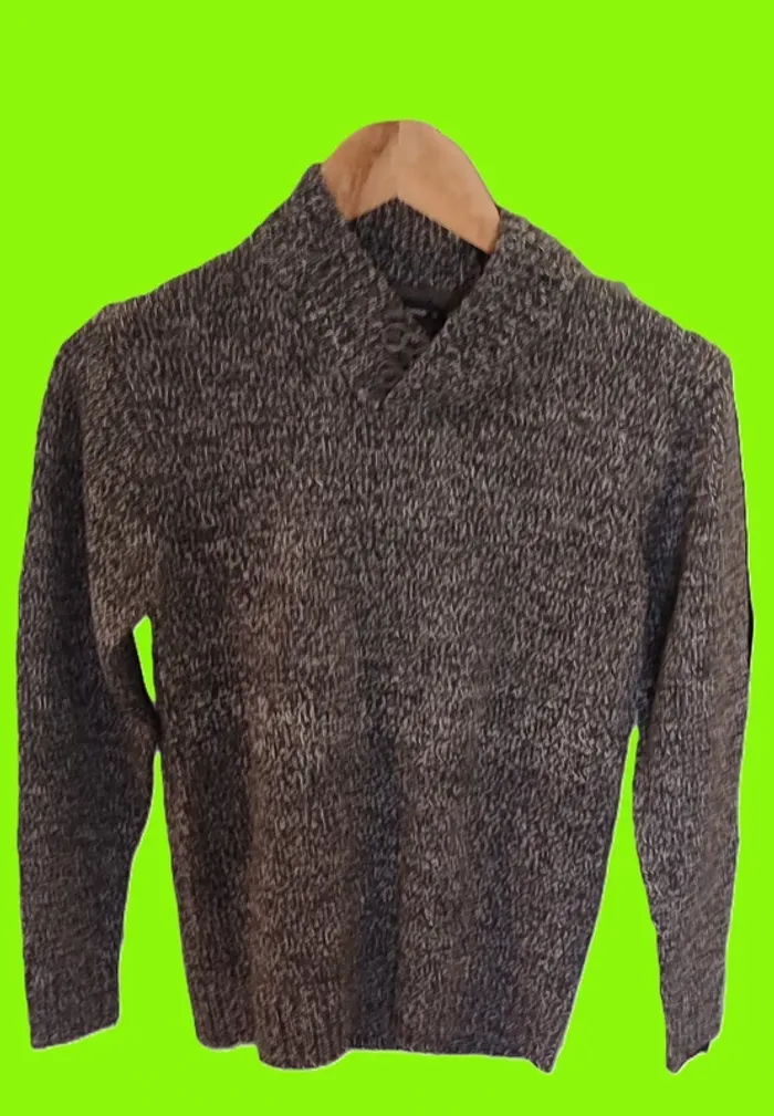 🔥 Pull garçon 12 ans In Extenso – Gris chiné chaud & tendance !