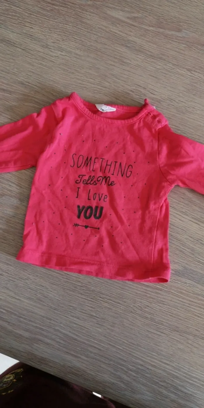 Pull fin manche longue 1 mois