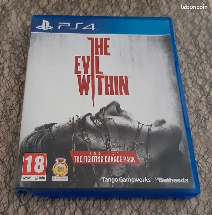Jeu PS4 the evil within en très bon état