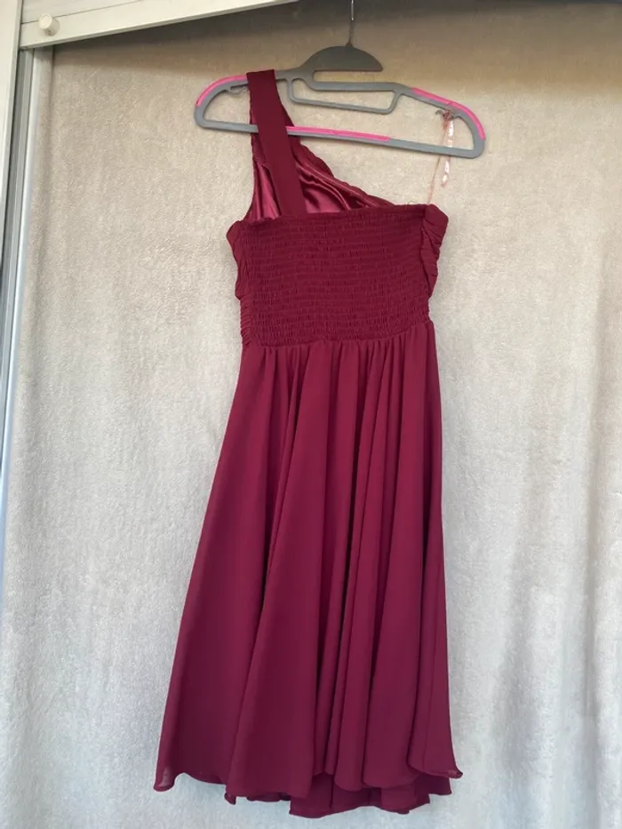 Robe de cérémonie bordeaux - photo numéro 6