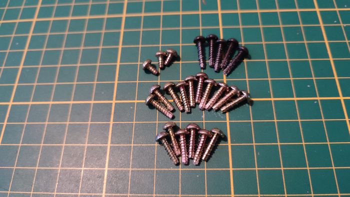 Kit visserie x24 pièce détachée console de jeux Sony Playstation 1 Ps1 SCPH-1002 #D45