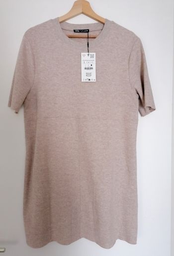 Robe tunique Zara manche courte coton. 40/42 
