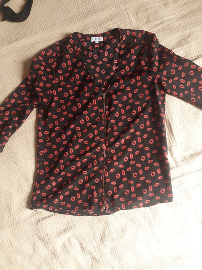 Blouse vintage manches 3/4 - photo numéro 2