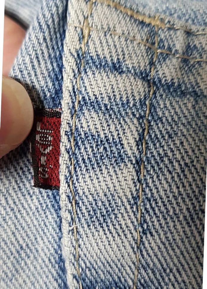 Jean Levi's 501 W35 L32 Bleu Vintage - photo numéro 13