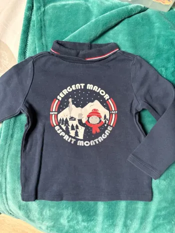 Sous pull yéti 2 ans 92 cm