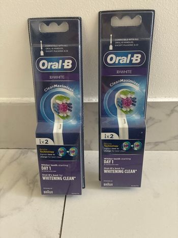 Brossettes oral b neuve