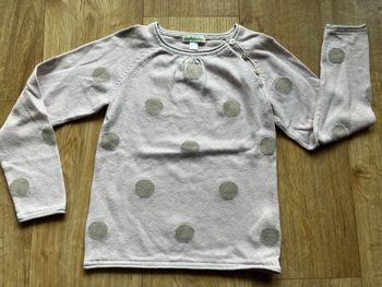 Pull rose pâle fille 5 ans