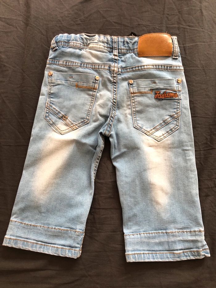 Short : pantacourt en jeans 10 ans Dany kids - photo numéro 3