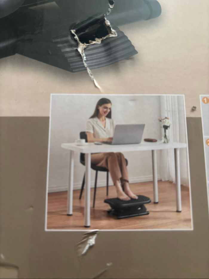 repose pieds ergonomique  Neuf bureau - photo numéro 4
