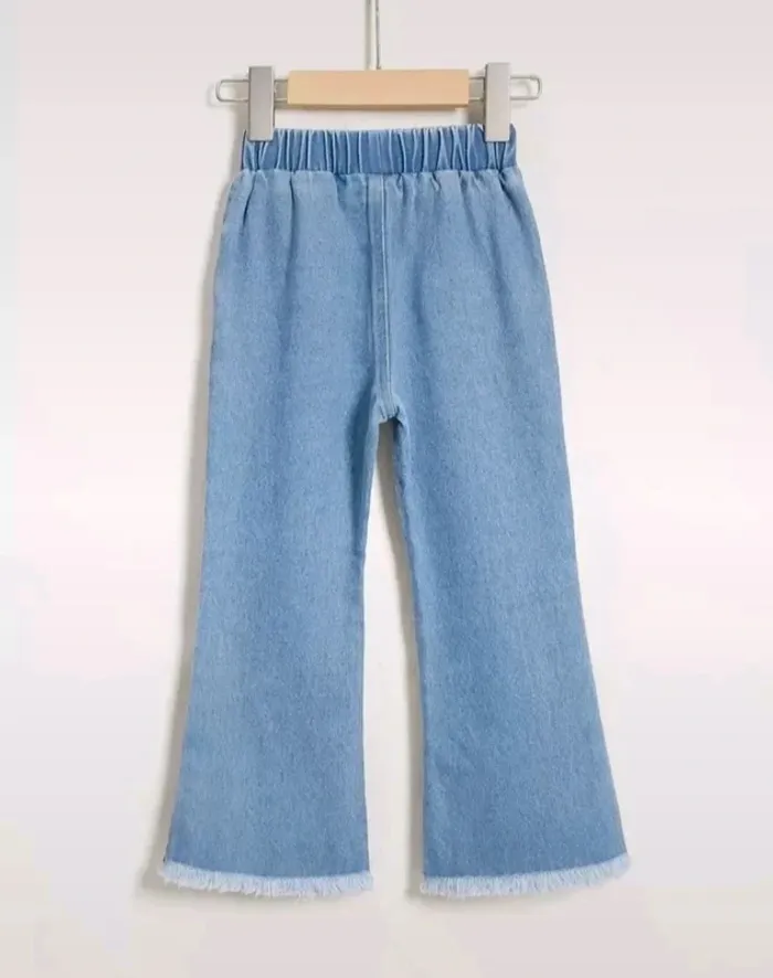 Jeans évasé taille 5 ans - photo numéro 3